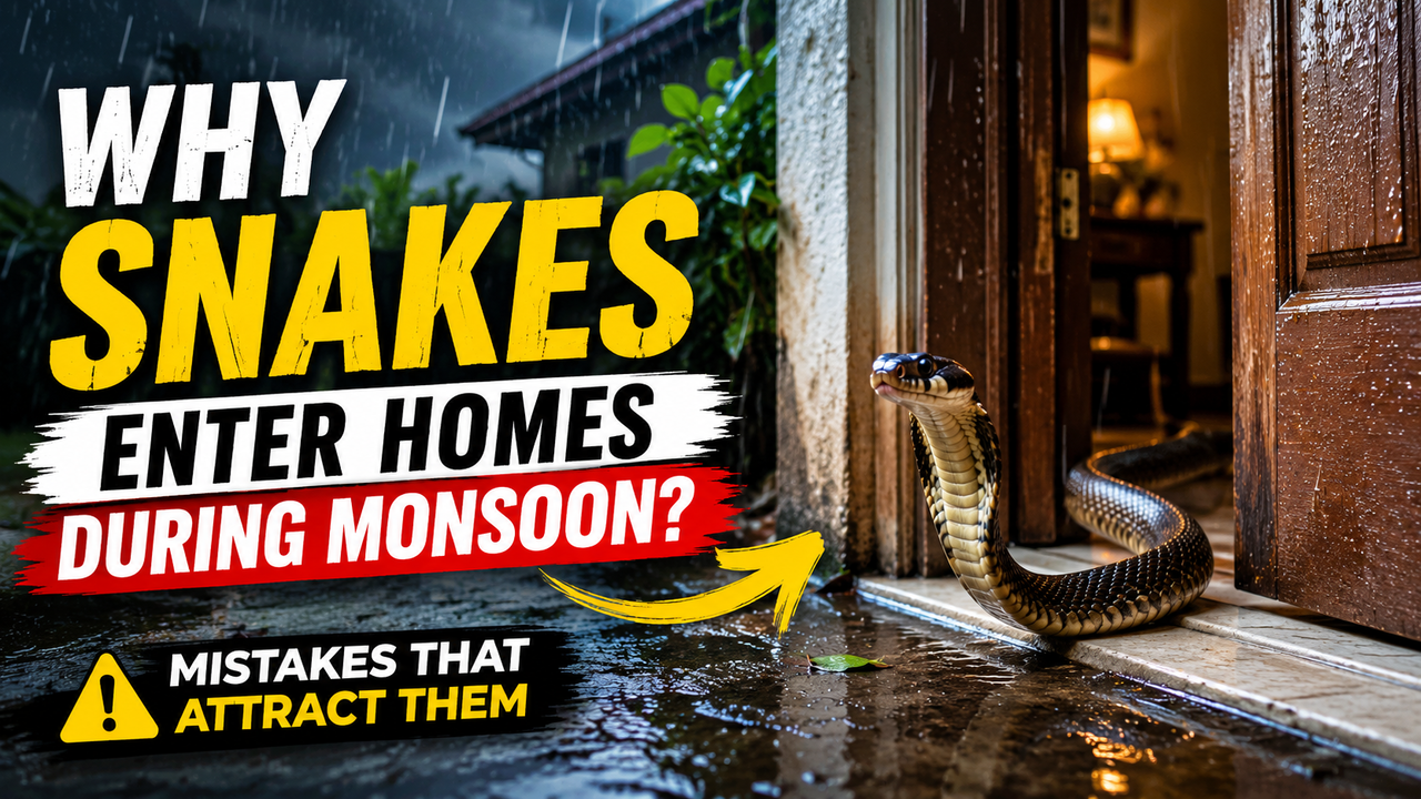 Why Snakes Suddenly Start Showing Up During The Monsoon And Everyday Habits That Could Be Inviting Them In