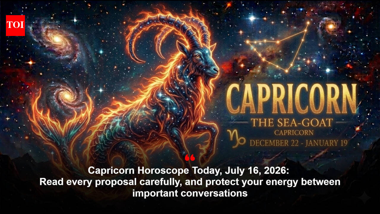 Capricorn Horoscope Today, July 16, 2026: Read every proposal carefully, and protect your energy between important conversations