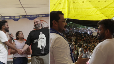 'Jam-packed' with cockroaches: Kunal Kamra, Chandrashekhar Azad join CJP protest on day 25