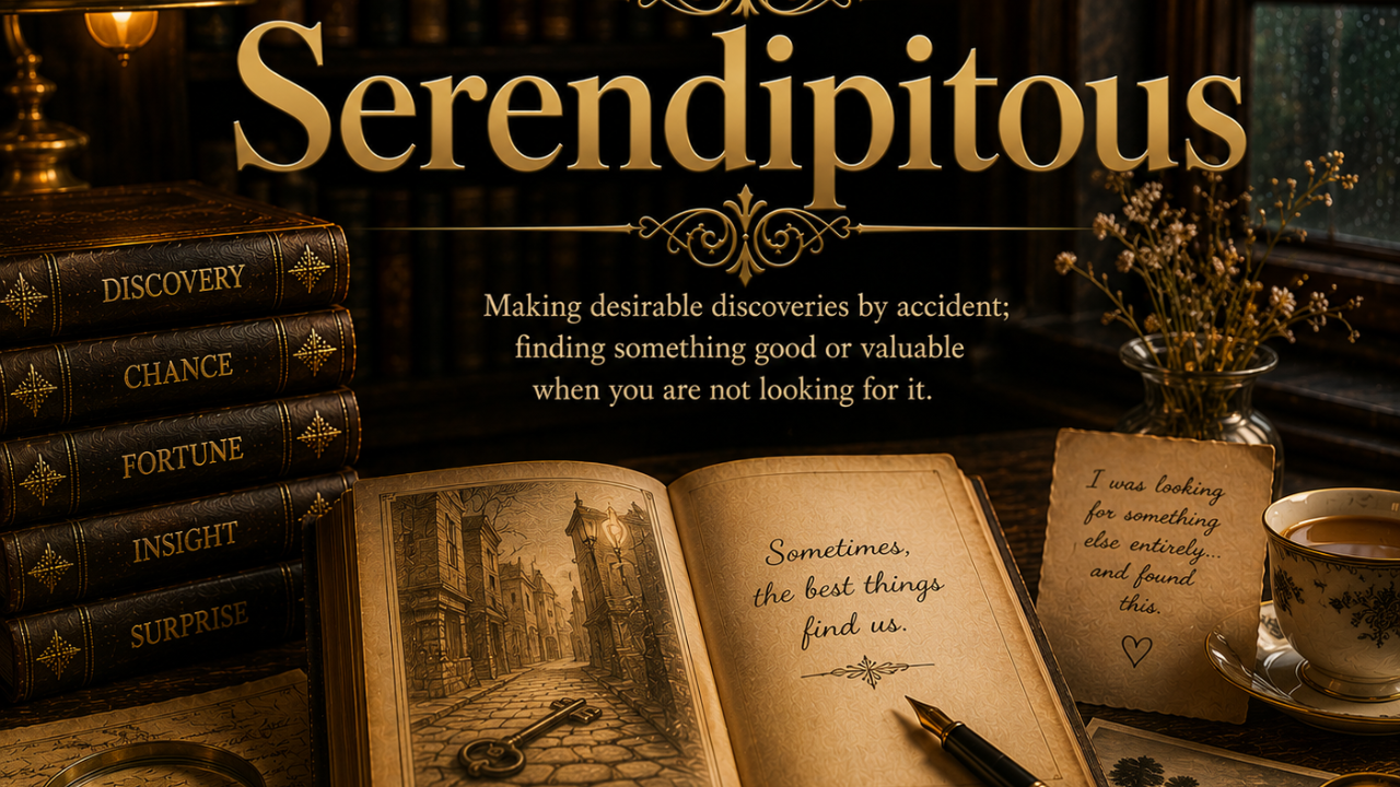 Word of the day: Serendipitous