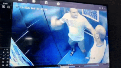Caught on CCTV: Ghaziabad resident trapped, thrashed inside lift over society fund row; accused arrested