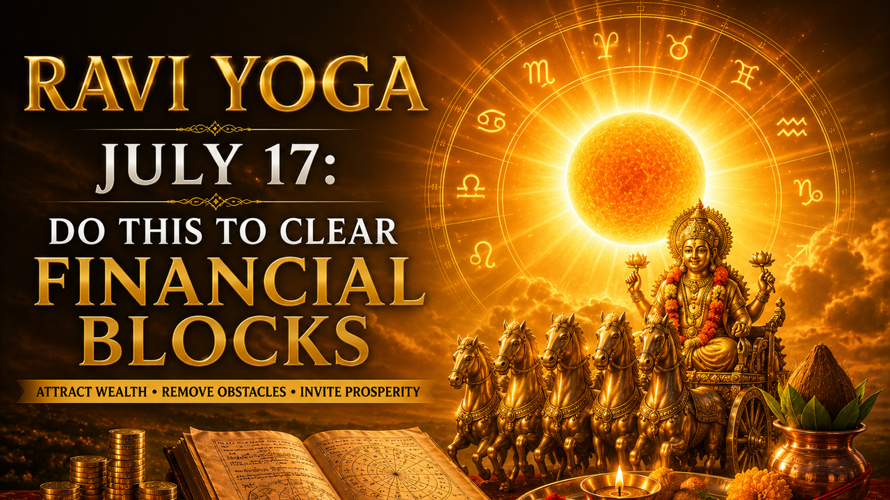 Ravi Yoga July 17: This Powerful Solar Alignment Is Your Chance to Attract Wealth