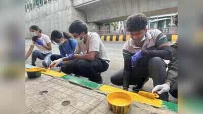 Volunteers, civic staff clean, beautify Bannerghatta Road stretch in Bengaluru