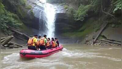 College students rescued from waterfall, booked for entering forest sans nod