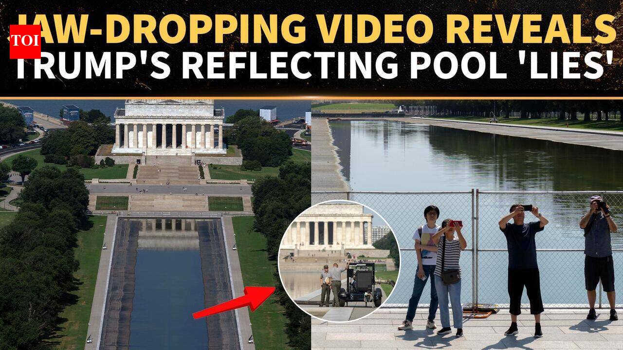 Trump's Reflecting Pool Nightmare Gets Worse As New Footage Goes Viral ...
