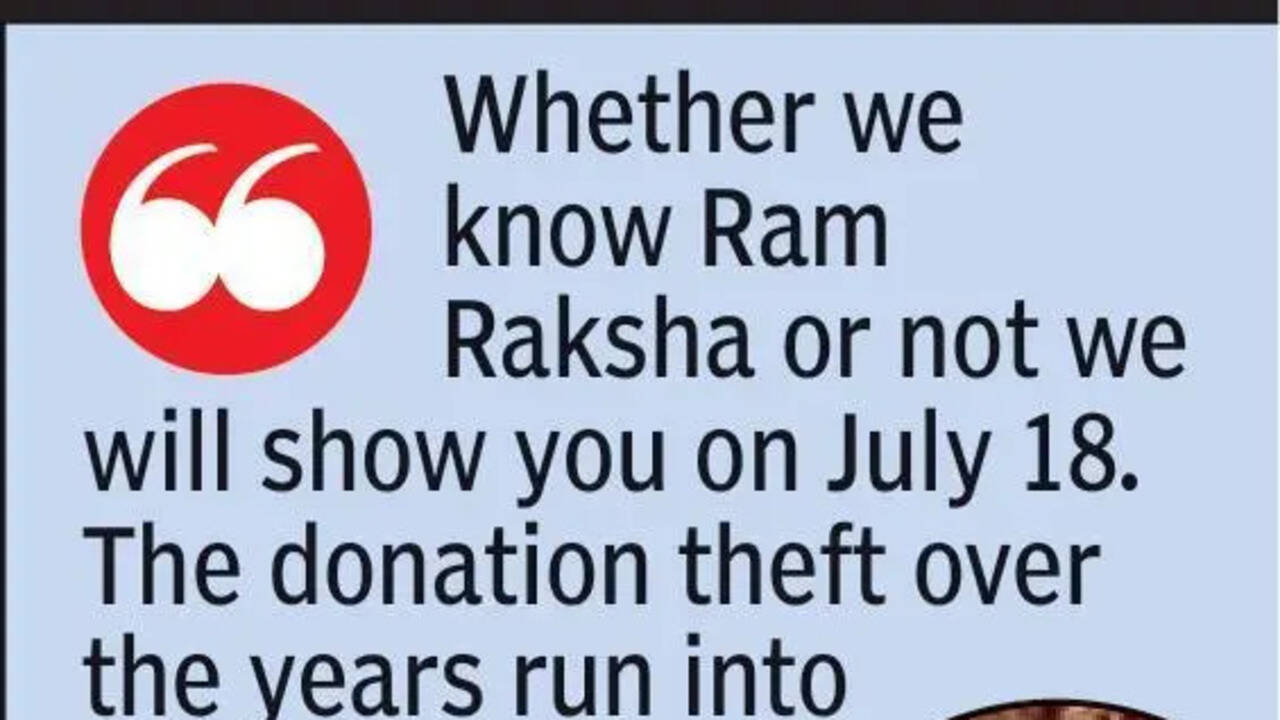 Raut Dares BJP To Probe Ayodhya Donation Theft