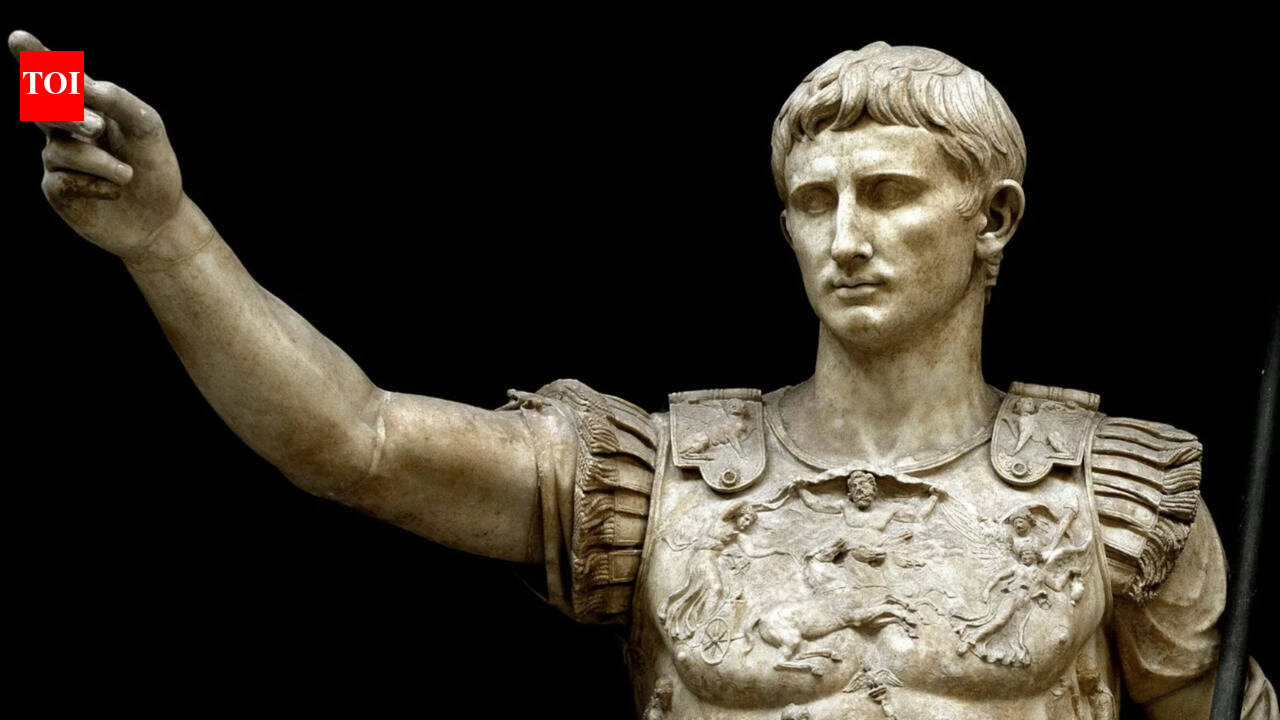 Quote of the day by Augustus: 'We write our names in the sand and then the waves roll in and...'