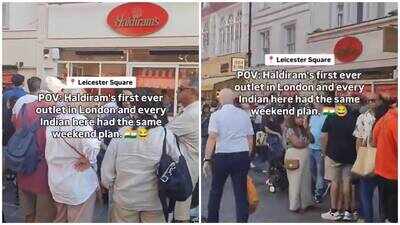 Haldiram's opens first UK store in London, viral videos show huge queues outside Leicester Square outlet for chole bhature, bhujia and sweets