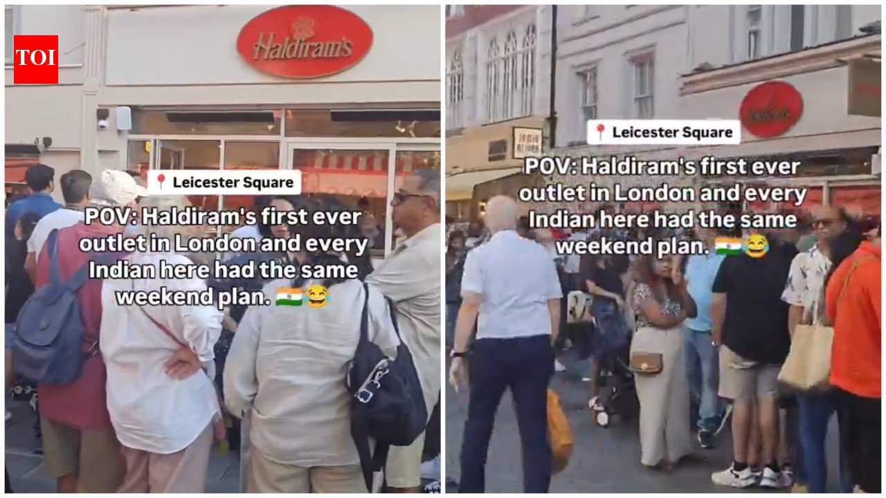 Haldiram's opens first UK store in London, viral videos show huge queues outside Leicester Square outlet for chole bhature, bhujia and sweets