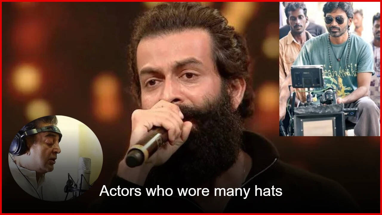Prithviraj Sukumaran to Dhanush: Actors who wore many hats; singers, directors, producers and more