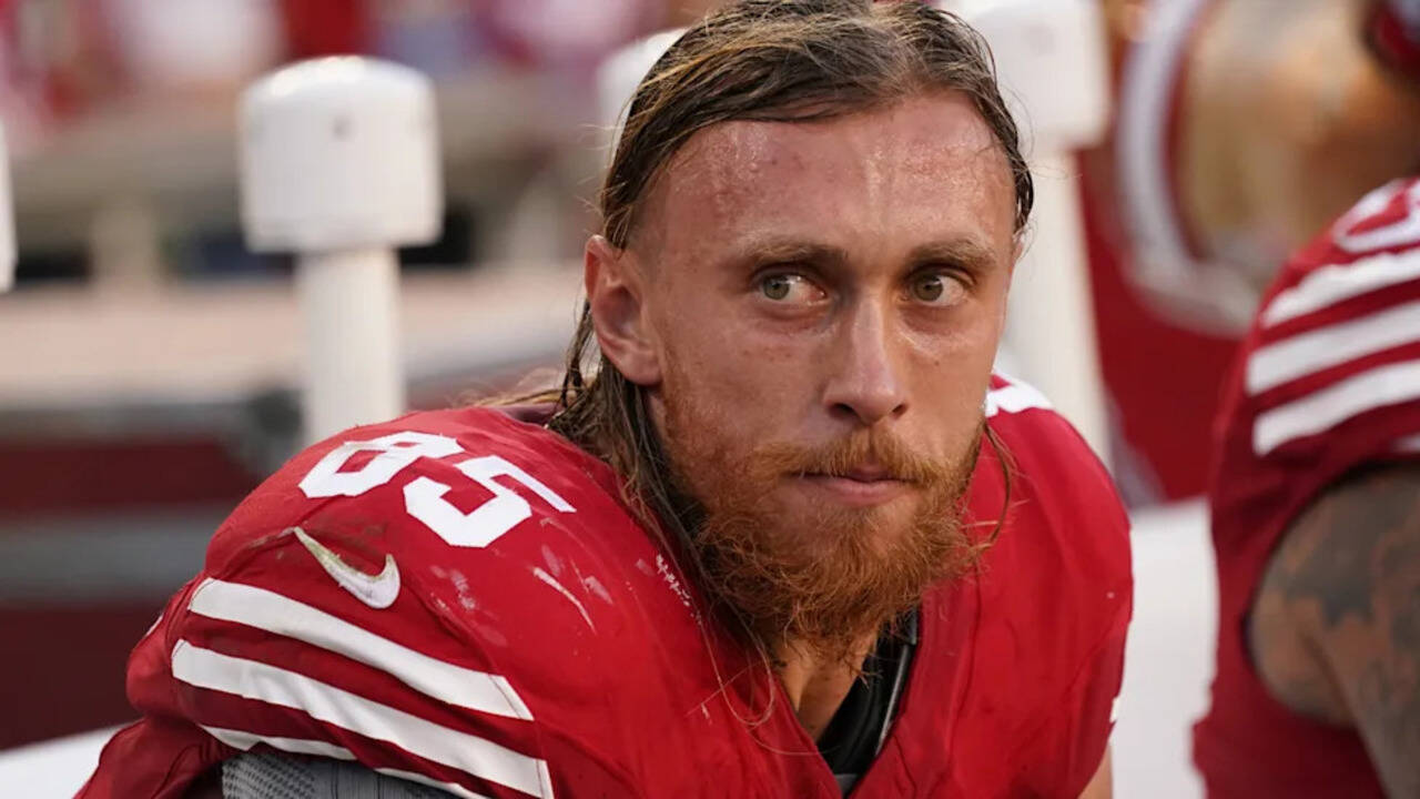 George Kittle reveals what gives him strength as San Francisco 49ers await his return from Achilles injury