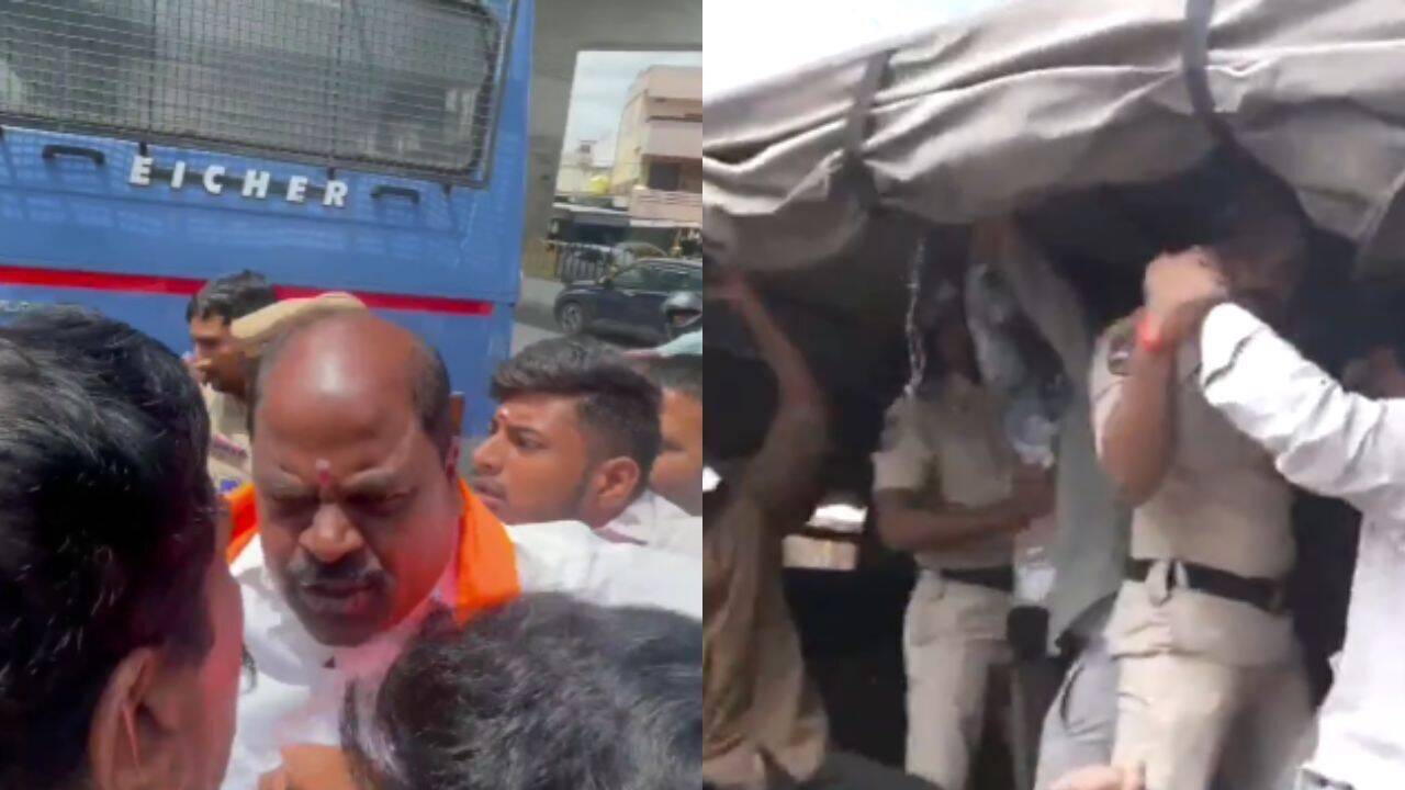 Protest outside Hyderabad school after teacher allegedly assigns 'religious homework' to student; BJP workers detained