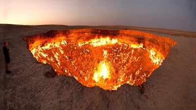 Why Turkmenistan’s decades old ‘door to hell’ is fading