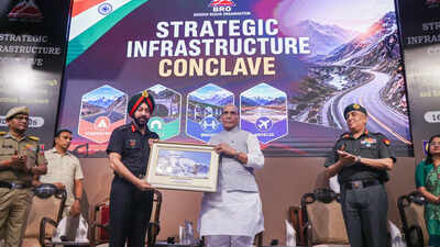 Border infra to play indispensable role in future: Rajnath; lauds BRO for adopting niche tech to build world-class infra