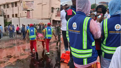 Watch: Puri Rath Yatra crowd makes way for ambulance as fainting devotees rescued on stretchers