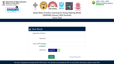 NTA SWAYAM January 2026 result declared at exams.nta.ac.in: Direct link to download scorecards here