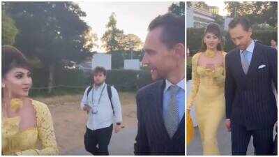 Urvashi Rautela meets Tom Hiddleston at Wimbledon 2026 final; internet can't keep calm, memes take over: 'Loki forgot to remove her from timeline'