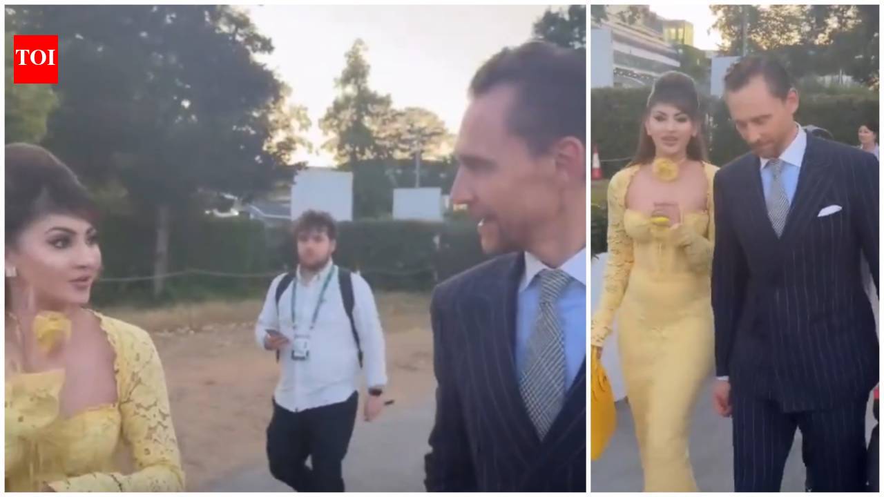 Urvashi Rautela meets Tom Hiddleston at Wimbledon 2026 final; internet can't keep calm, memes take over: 'Loki forgot to remove her from timeline'