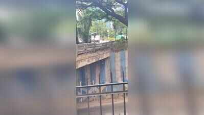 Crumbling bridge near Sandal Soap Factory Metro station in Bengaluru raises safety concerns
