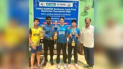 North Zone Badminton: Golden double for Jaipur shuttlers; Miraya Fageriya claims gold in U-13 singles; Pearl Pareek-Ojasvita Dubey triumph in U-15 doubles