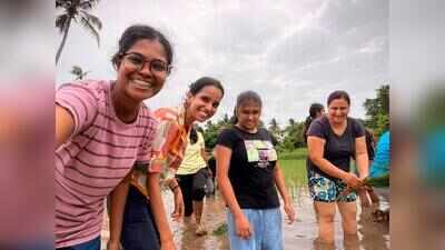 Caritas students with disabilities get hands-on with paddy transplantation