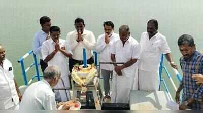 Water released from KRP dam and Barur big lake for irrigation in Krishnagiri