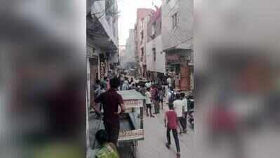Five injured, scooter goes up in flames as power line falls in Noida