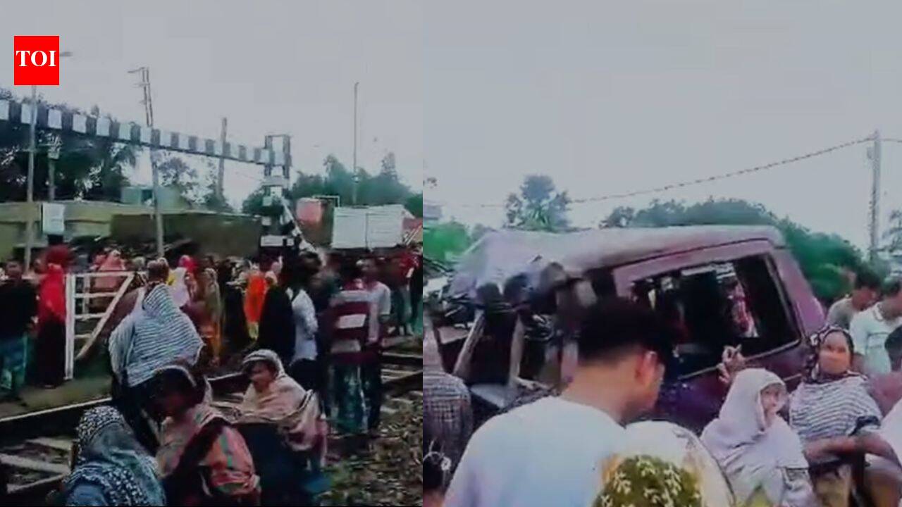 Train collides with school van in West Bengal’s Murshidabad; 2 students among 3 dead
