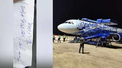 Hoax bomb note found on IndiGo flight bound for Ahmedabad at Bengaluru airport
