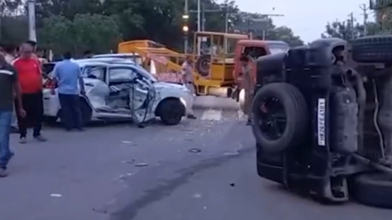 4 family members injured after speeding SUV rams car in Gurgaon
