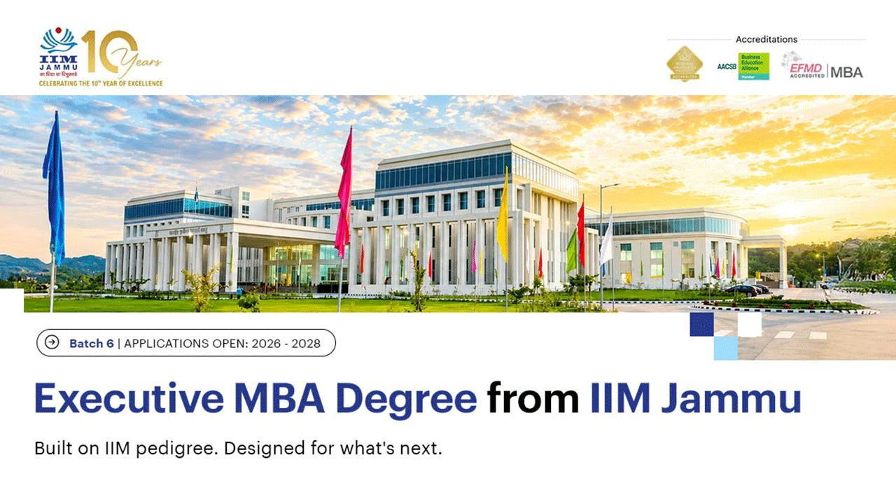 How IIM Jammu's Executive MBA Degree empowers accomplished professionals prepare for what's next in business