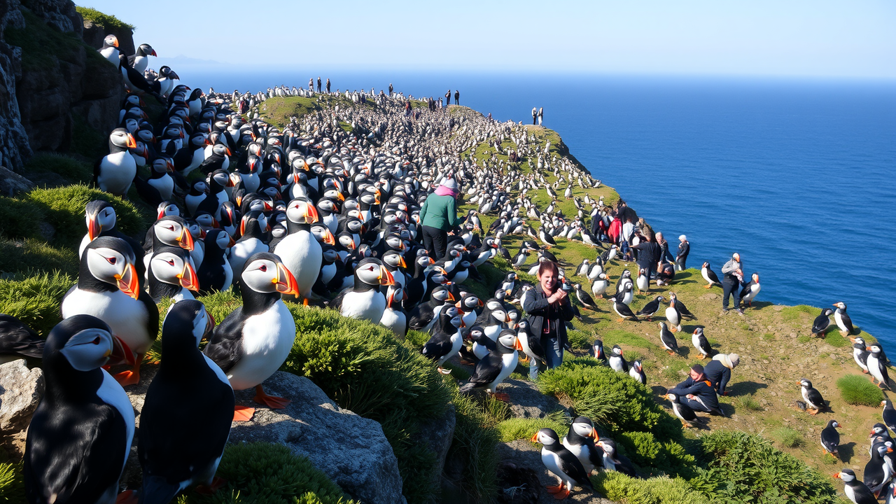 Britain’s volunteers are removing rats, clearing invasive weeds and placing plastic puffins on empty cliffs to bring real puffins back to lost colonies