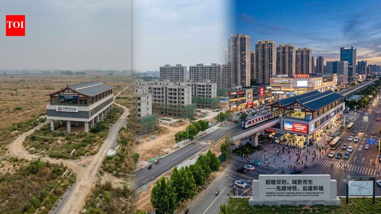 China built “ghost” subway stations in empty fields before residents arrived, but years later new homes, roads and businesses began growing around them