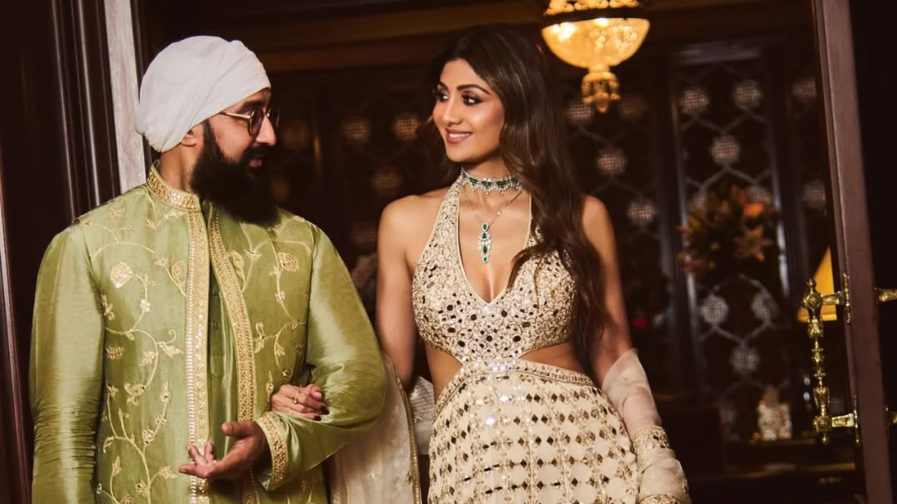 Raj Kundra says his 'Punjabiyat' has rubbed off on Shilpa Shetty as actress shows off her Bhangra moves