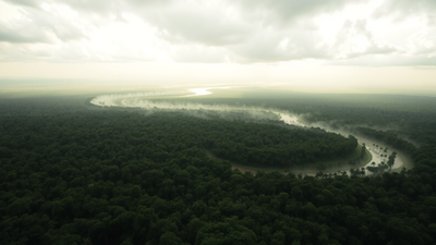 An invisible river above the Amazon carries enough water to equal 14 Mississippis, but scientists fear it could disappear