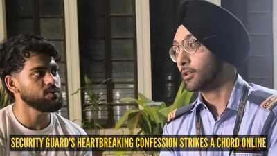 'Jis college me padhne ke liye aaye the, aaj vahi guard ki naukri kar rahe hai' : Security guard's heartbreaking confession strikes a chord online