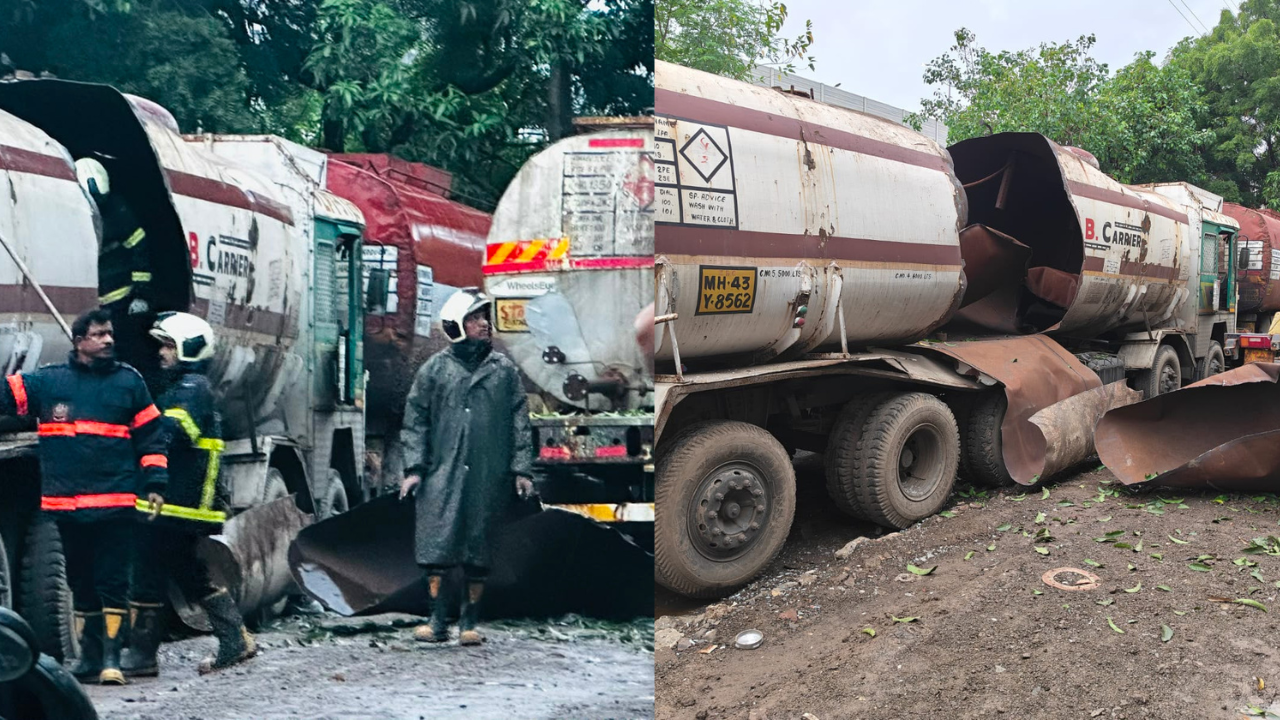 1 dead, 3 injured after chemical tanker explodes in Mumbai’s Chembur