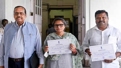 Three ex-TMC MPs re-elected to Rajya Sabha as BJP candidates days after switching sides