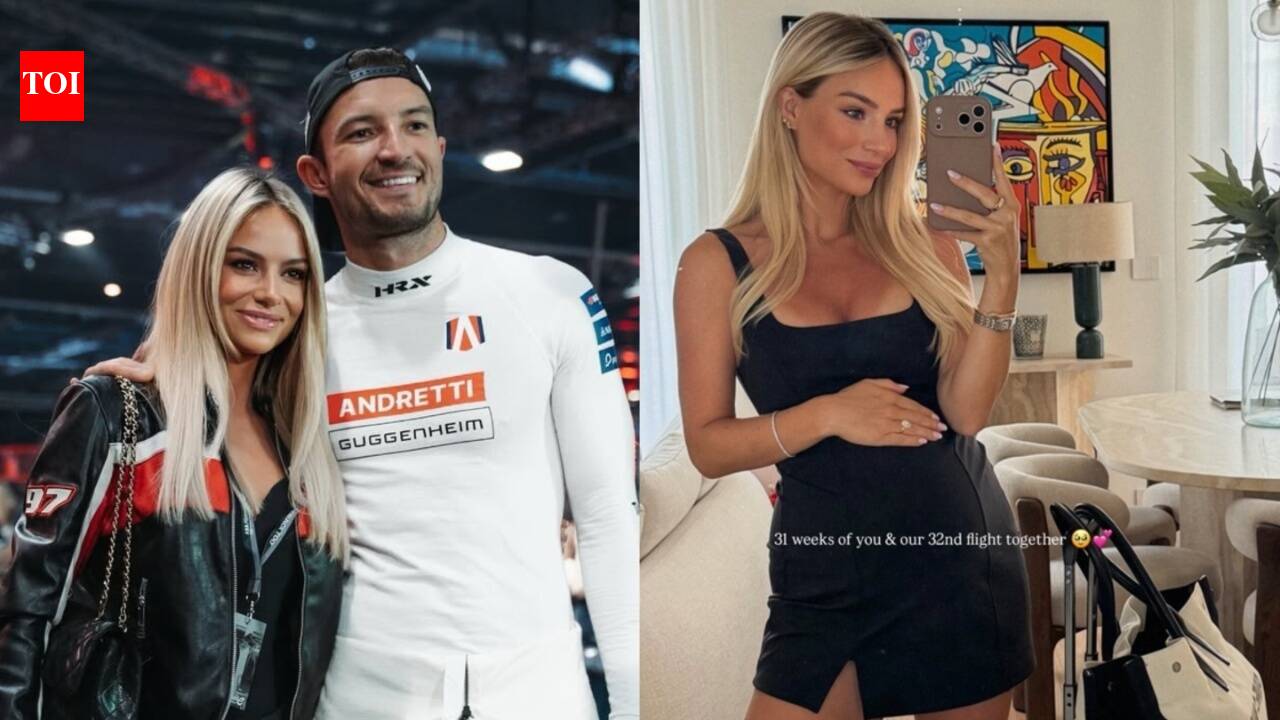 Jake Dennis and Lexi Grace Boosey travel yet again as she reveals she's taken her 32nd flight during pregnancy