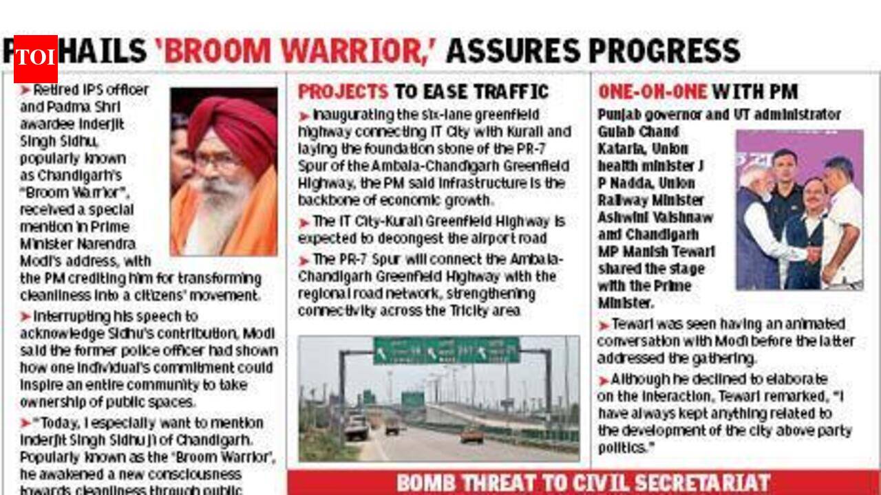 Chandigarh Has Set Benchmark Of Planned Urban Development: Modi