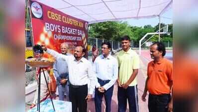 CBSE Cluster-14 Inter-School Basketball Championship begins in Jaipur; over 100 matches played on Day 1 with hosts Vidyasthali Public School making a winning start