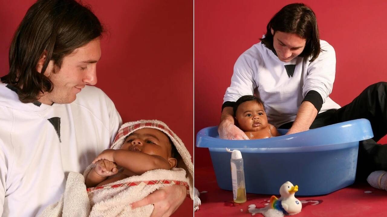 'It's just insane': Messi reacts to viral photo with baby Yamal