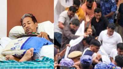 Delhi Police shifted Sonam Wangchuk to hospital as health worsens during hunger strike