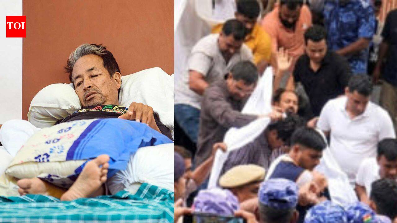 Delhi Police shifted Sonam Wangchuk to hospital as health worsens during hunger strike