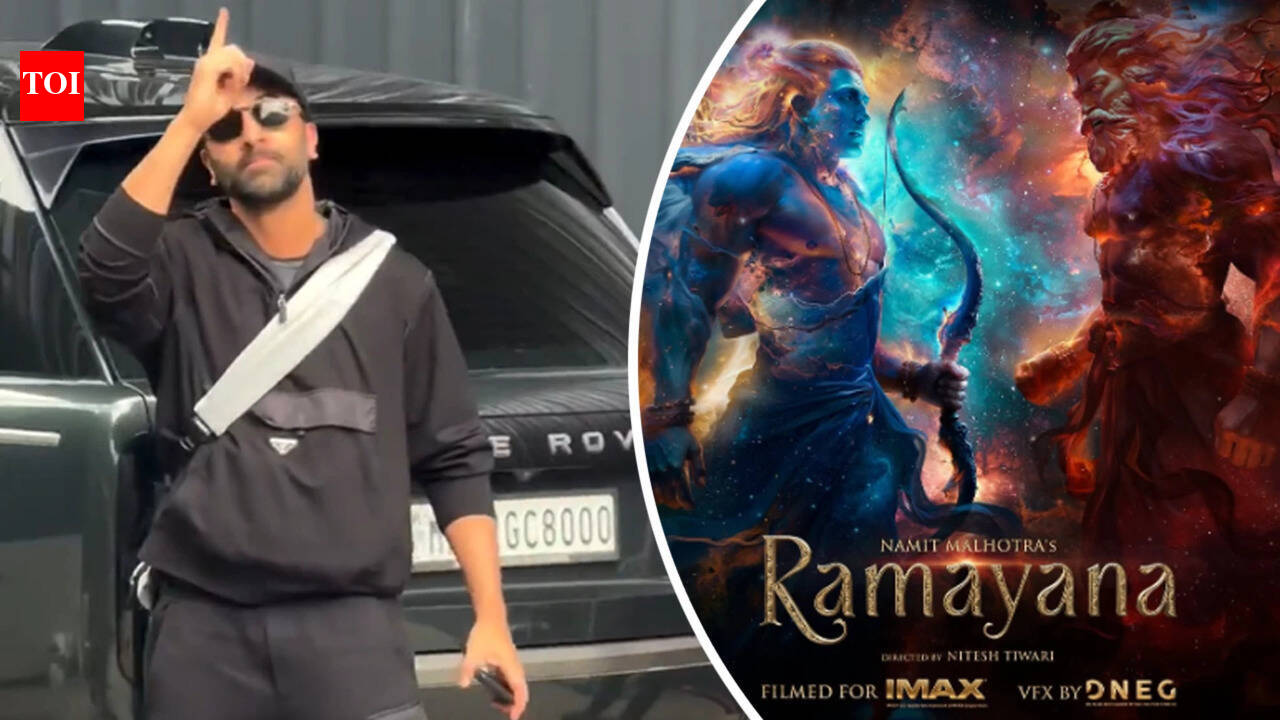 Ranbir Kapoor, Sai Pallavi spotted at airport ahead of 'Ramayana' event