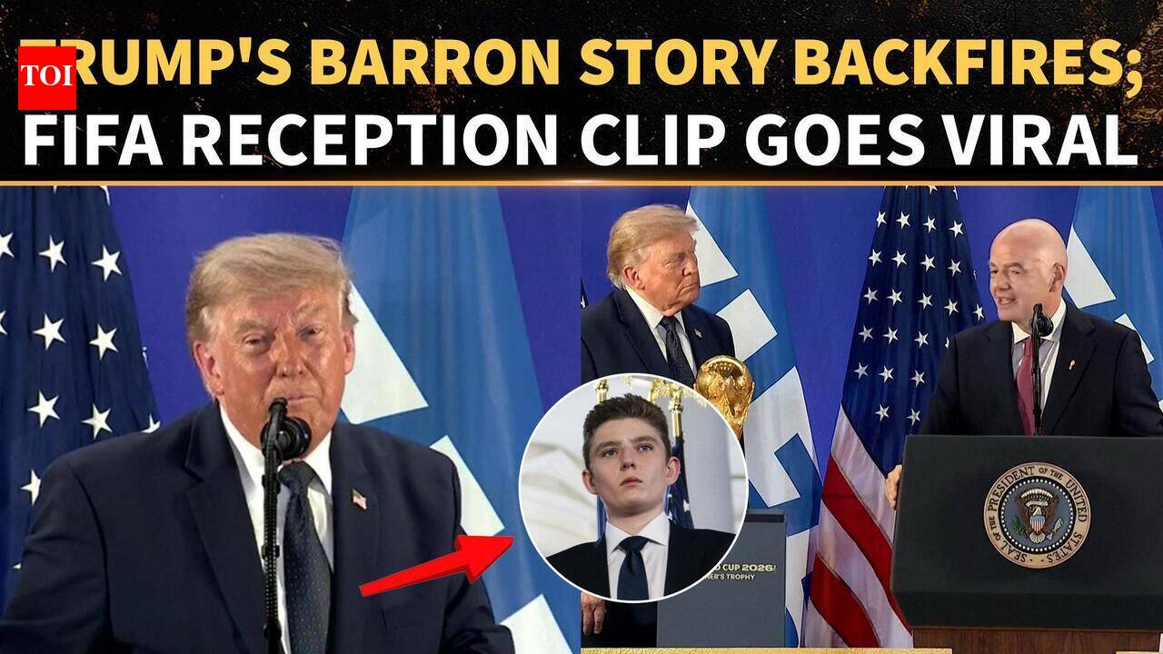Trump's FIFA Reception Story About Barron Sparks Frenzy; Viral Clip Triggers Online Health Debate