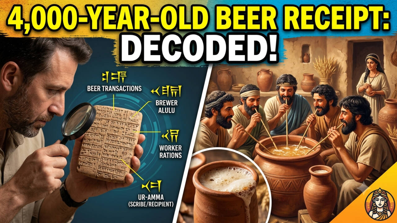 4,000-year-old beer receipt reveals how ancient people drank