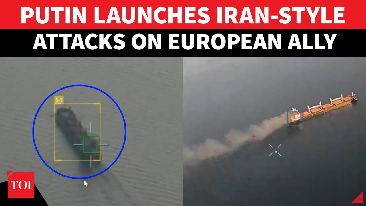 On Putin's Orders, Russia Launches Iran-Style Naval Attacks On European Ally, Bombards Ships | WATCH