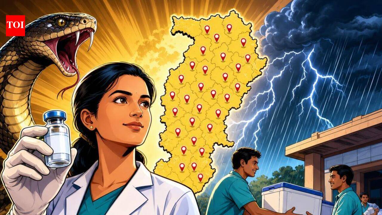 CG stocks 1 lakh Anti-snake venom vials as monsoon bites