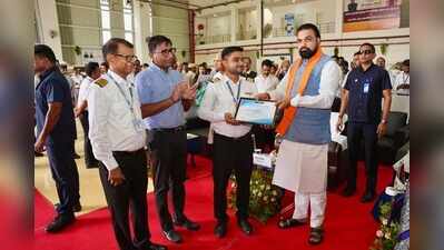 CM opens new hangar of Bihar Flying Institute